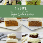 1 Bowl Vegan Cake Recipes