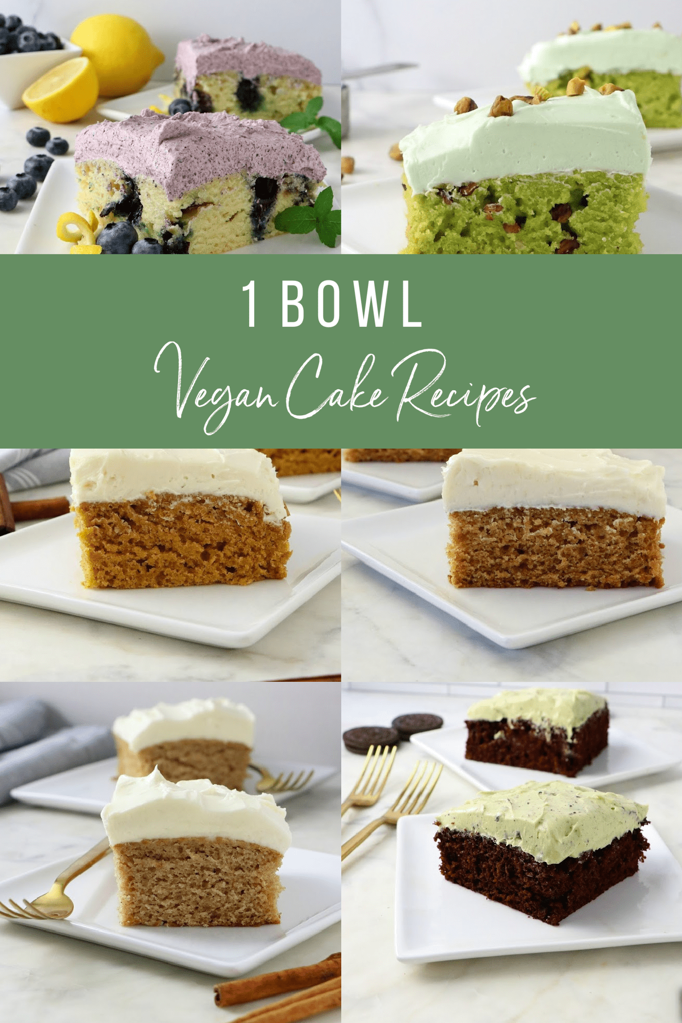 1 Bowl Vegan Cake Recipes