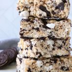 Vegan Cookies & Cream Rice Krispie Treats
