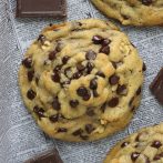 Vegan Levain Chocolate Chip Walnut Cookies
