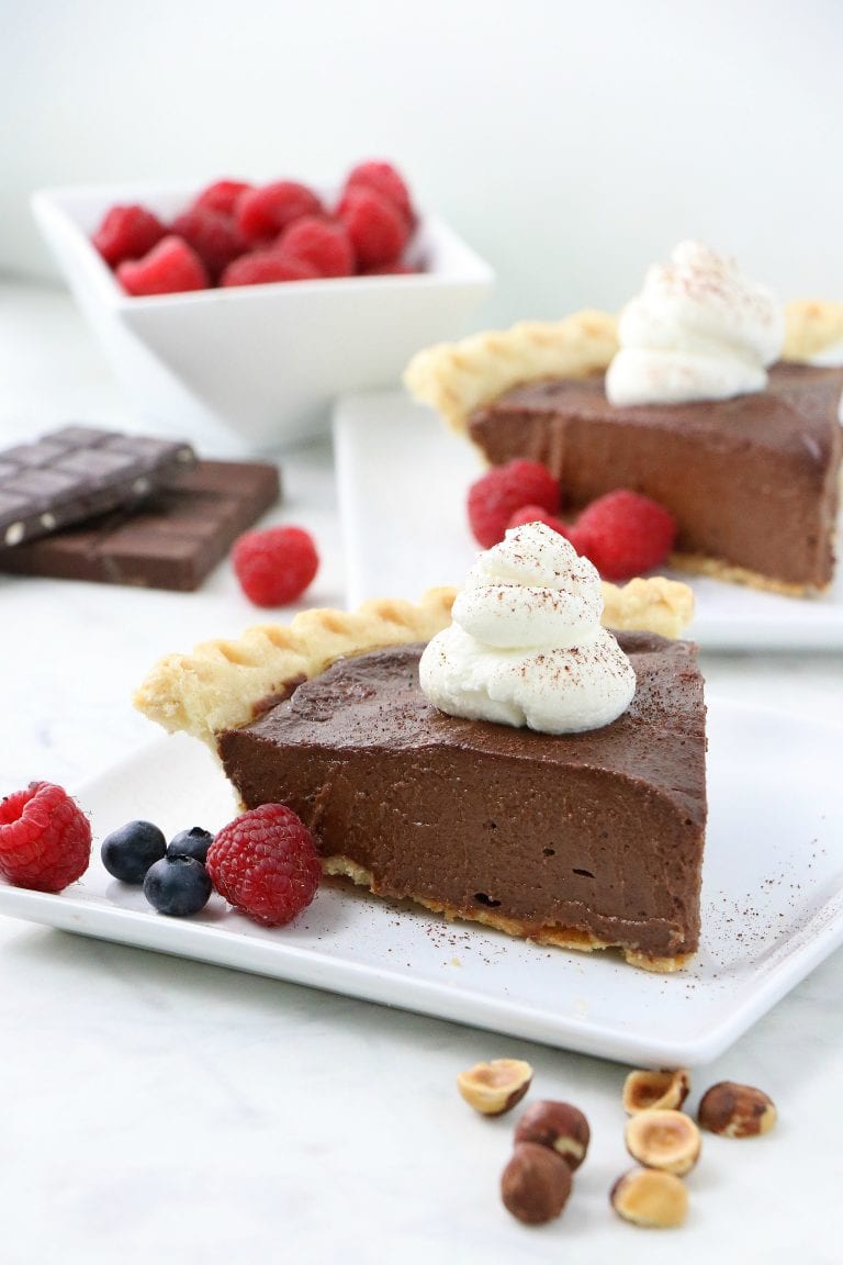 Vegan Nutella Pie