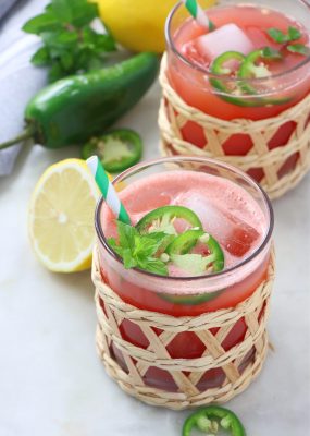 Sugar Free Jalapeño Watermelon Lemonade