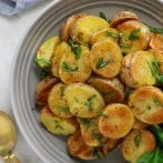 Crispy Potatoes with Vegan Basil Aioli