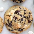 Vegan Levain Style S’mores Cookies