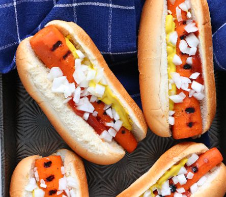 Easy Carrot Hot Dogs