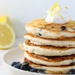 Vegan Lemon Blueberry Pancakes