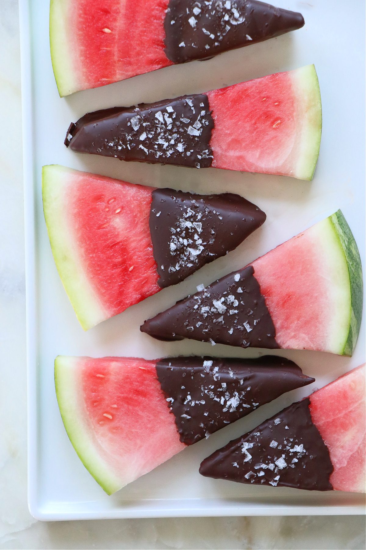 Vegan Sugar Free Salted Chocolate Watermelon