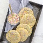 1 Bowl Vegan Sprinkle Cookies