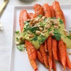 Vegan Roasted Curried Carrots