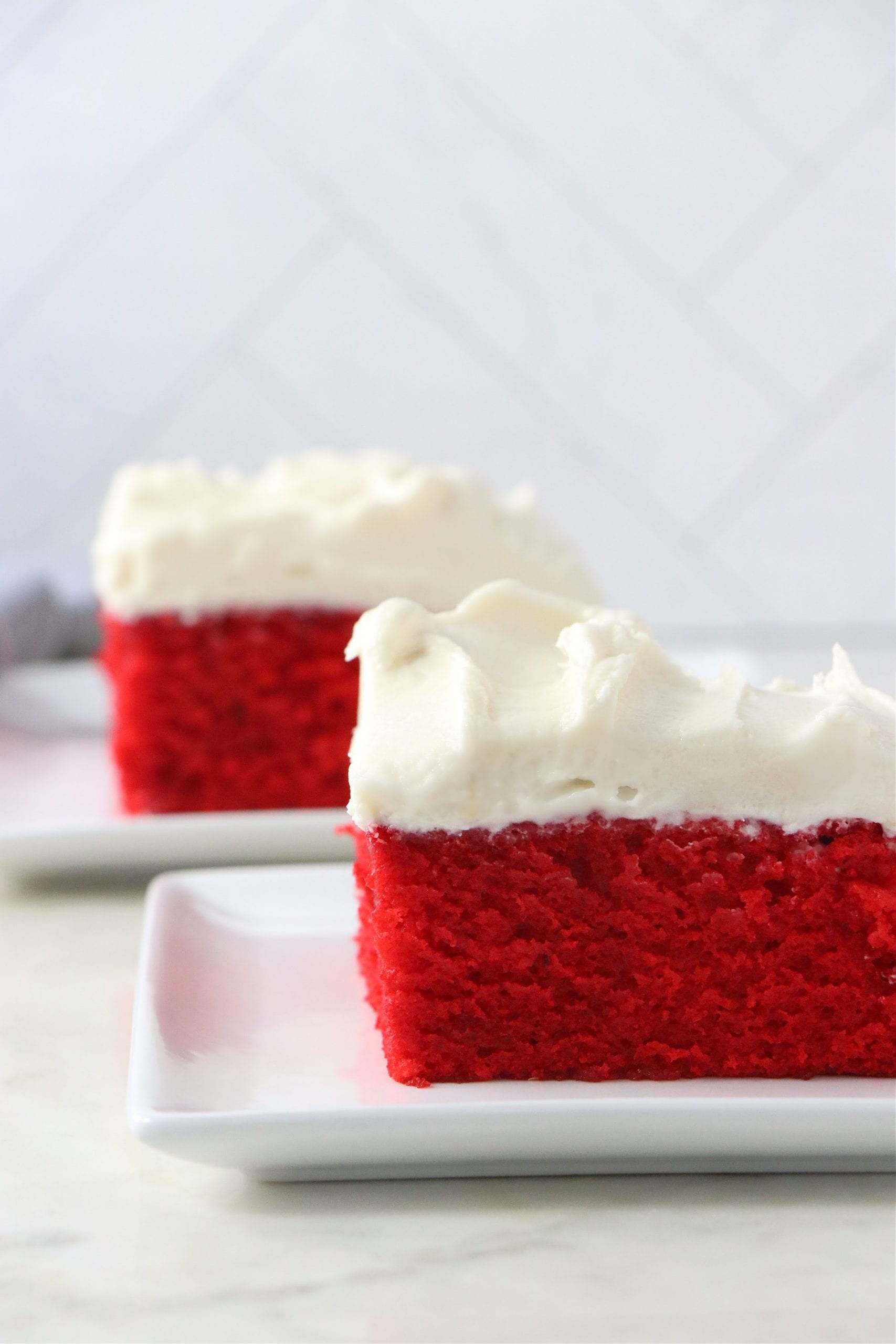 1 Bowl Vegan Red Velvet Sheet Cake
