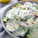 Vegan Lemon Dill Cucumber Salad