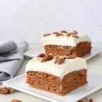 1 Bowl Vegan Carrot Cake with Cream Cheese Frosting
