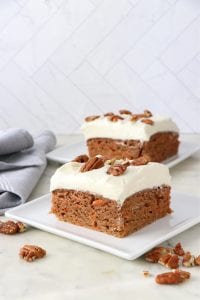 1 Bowl Vegan Carrot Cake with Cream Cheese Frosting