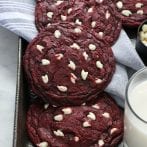 1 Bowl Vegan Red Velvet Chocolate Chip Cookies
