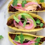 Vegan Beyond Meat Beef Tacos with Chipotle Aioli