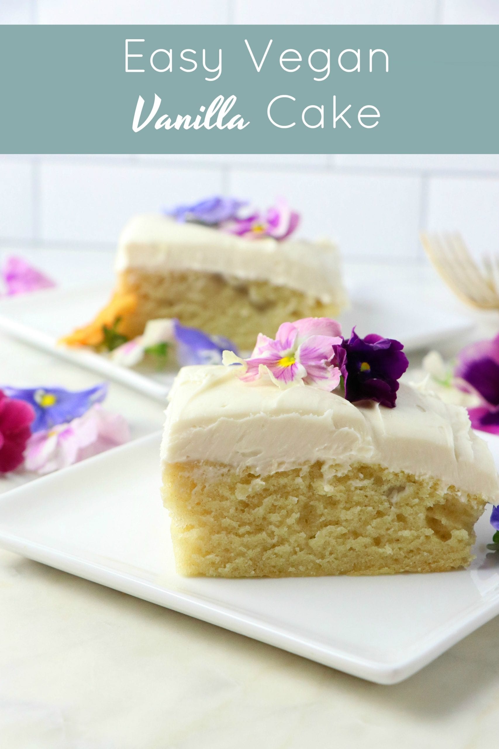Vegan Vanilla Sheet Cake Recipe
