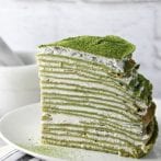 Vegan Matcha Crepe Cake