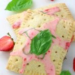 Vegan Strawberry Basil Pop Tarts