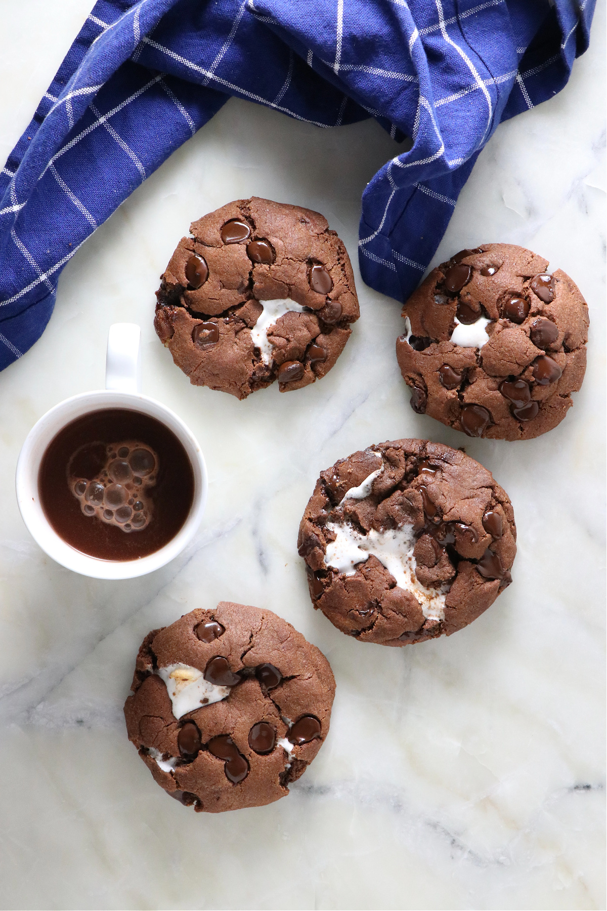 Vegan Hot Chocolate Cookies