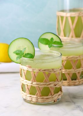 Sugar Free Cucumber Mint Lemonade