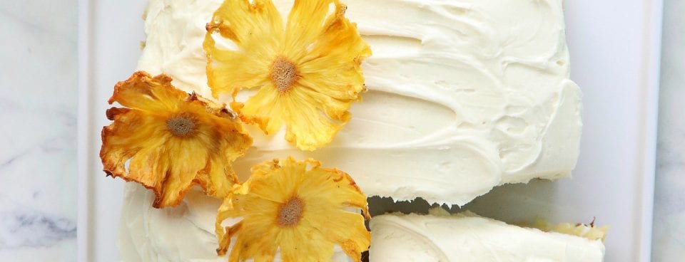 1 Bowl Vegan Pineapple Cake