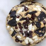 Vegan Levain Style Cookies and Cream Cookies