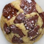 Vegan Levain Style Salted Brown Butter Chocolate Chunk Cookies