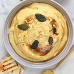 Vegan Butternut Squash Hummus with Brown Butter and Sage