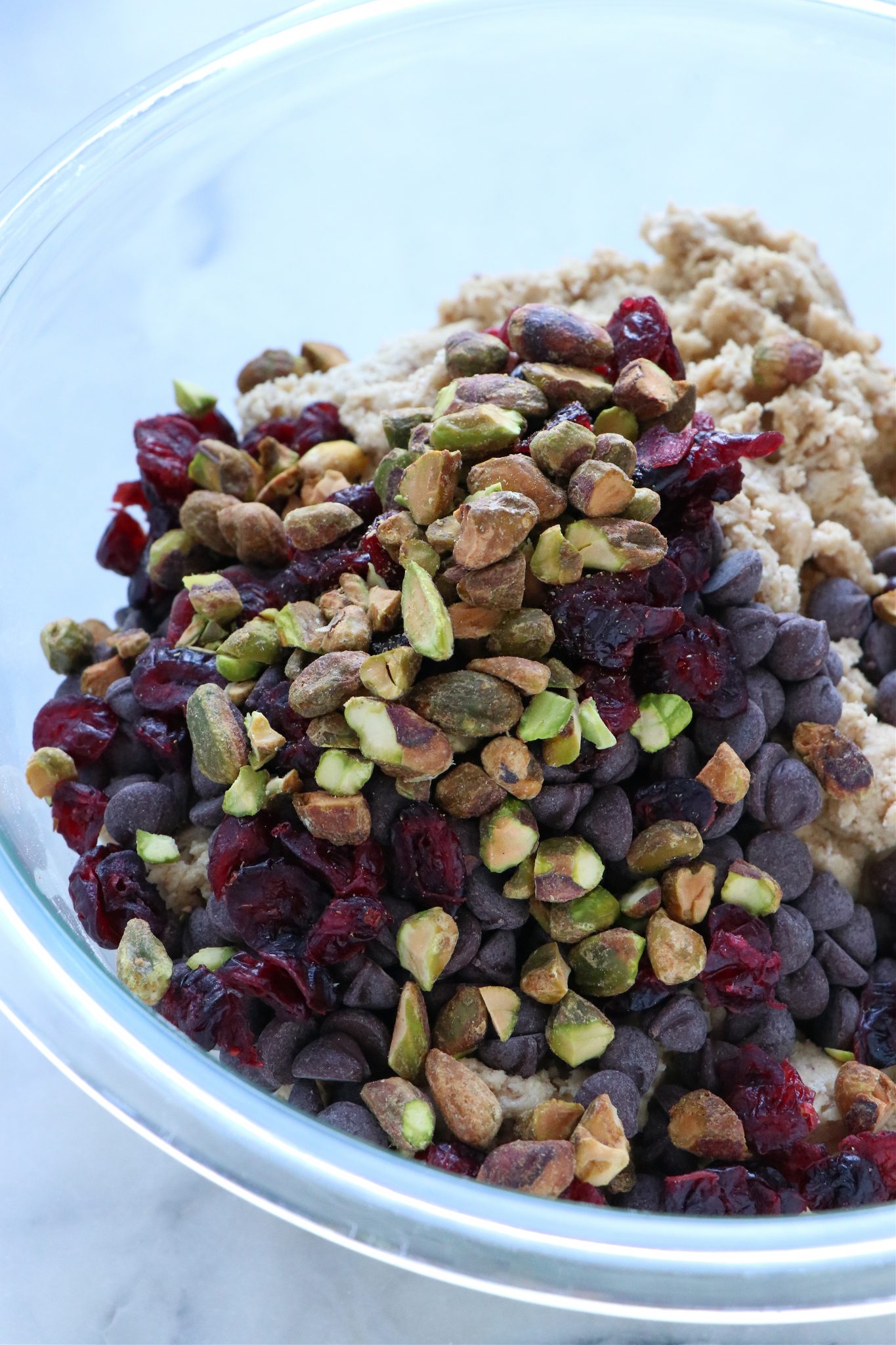 Vegan Levain Style Dark Chocolate Cranberry Pistachio Cookies ...