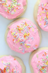 Vegan Soft Baked Frosted Sugar Cookies