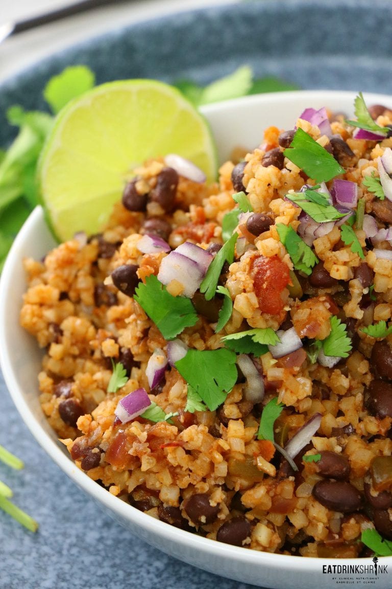 Vegan Mexican Cauliflower Rice