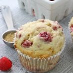 Vegan Lemon Raspberry Muffins