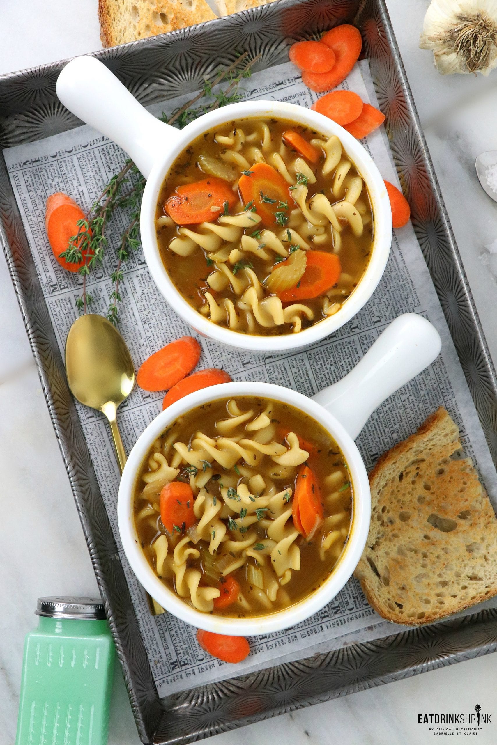 Vegan “Chicken” Noodle Soup
