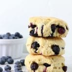 Vegan Blueberry Biscuits with Blueberry Butter