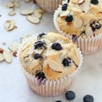 Vegan Blueberry Almond Muffins