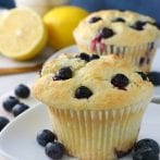 Vegan Lemon Blueberry Muffins