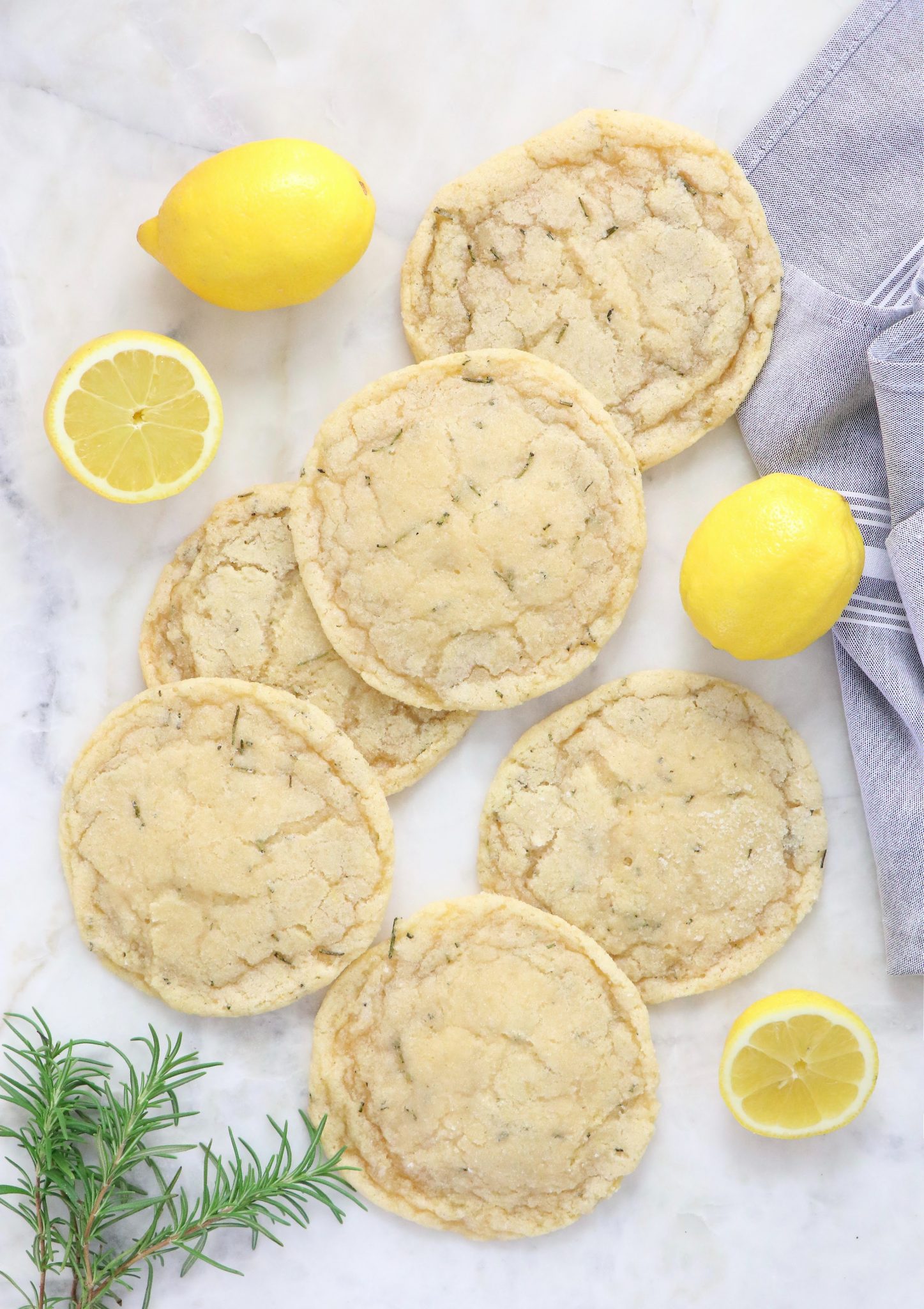 Vegan Lemon Rosemary Sugar Cookies - Labeless Nutrition