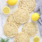 Vegan Lemon Rosemary Sugar Cookies
