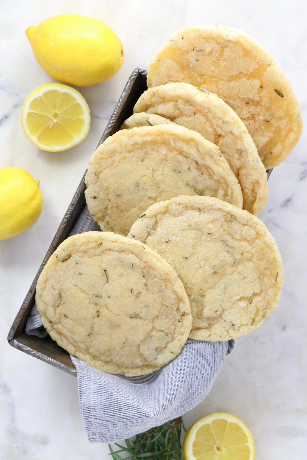 Vegan Lemon Rosemary Sugar Cookies - Labeless Nutrition