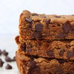 5 Ingredient Vegan Gluten Free Almond Butter Brownie Bars
