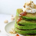 Vegan Pistachio Pancakes