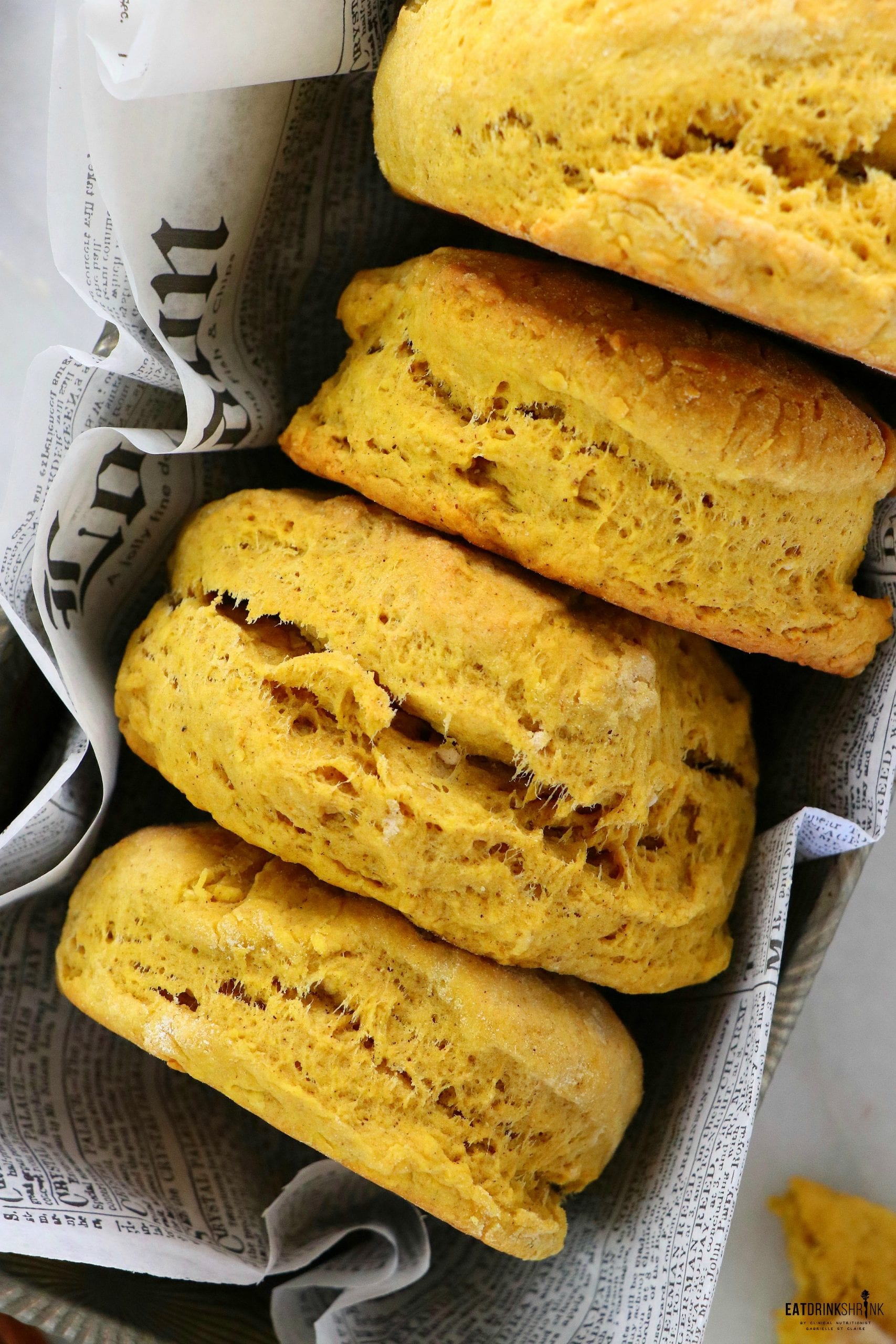 Vegan Pumpkin Biscuits with Maple Butter