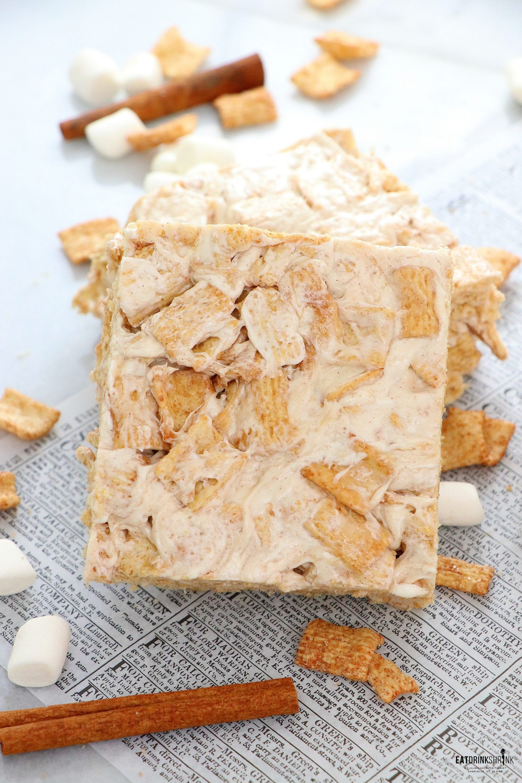 Vegan Cinnamon Toast Marshmallow Treats